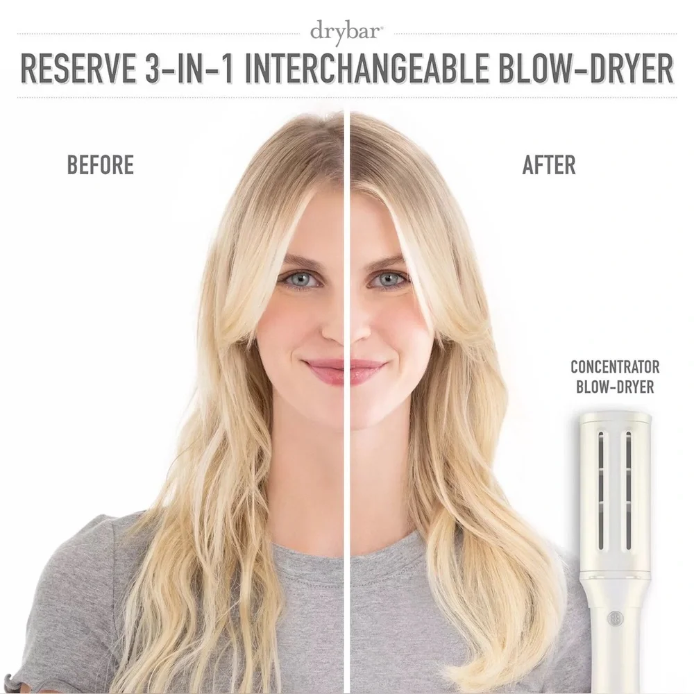 Drybar White 3-in-1 Styling Brush Set